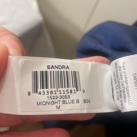 Dress The Population Sandra Midnight Blue Dress - Picture 5 of 6